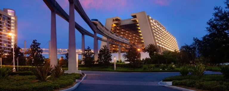 Disney Contemporary Resort monorail chef mickeys