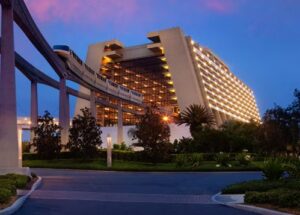 Disney Contemporary Resort monorail chef mickeys