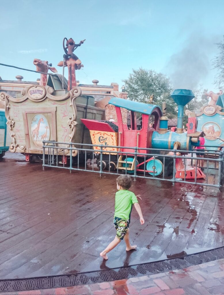 Magic Kingdom Fantasy Land  Casey Jr. Splash ‘N’ Soak Station