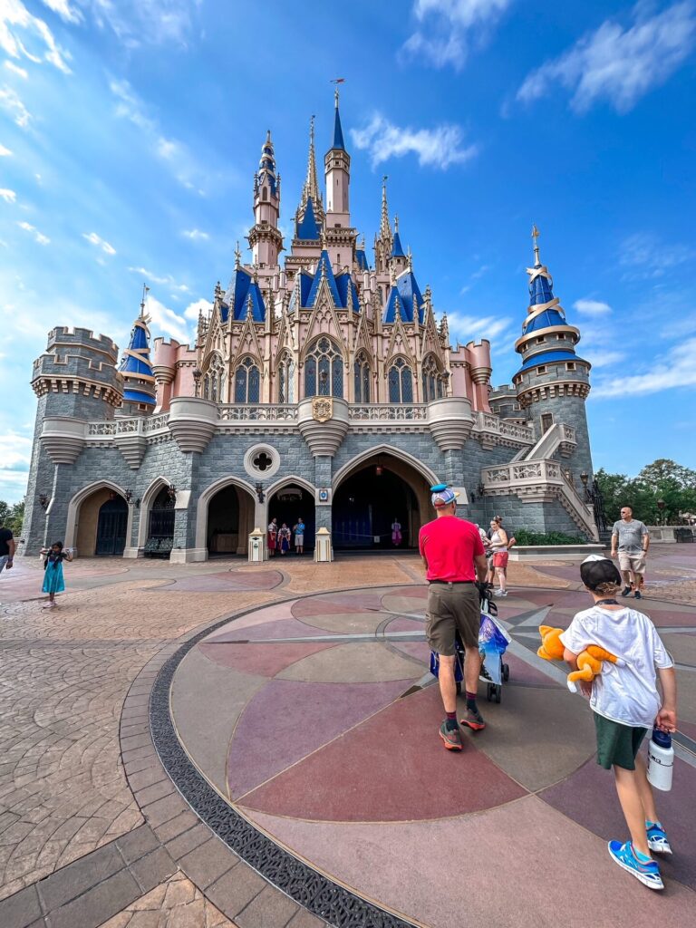 Magic Kingdom backside of Cinderella's Castle