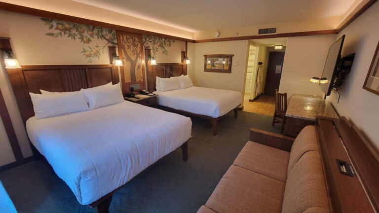 Disney's Grand Californian Hotel & Spa Resort room 5th sleeper with balcony