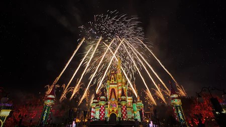 Mickey's Very Merry Christmas Party Fireworks at Walt Disney World Free Trip Planning