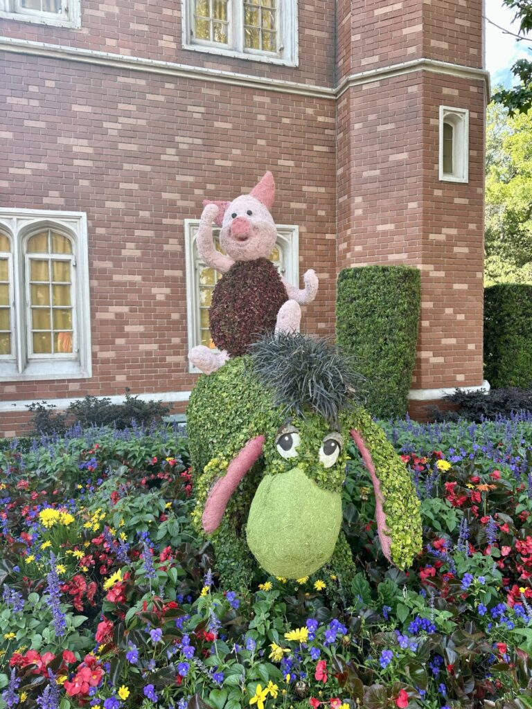 Piglet and Eeyore Topiary at EPCOT Flower and Garden Festival Educational Opportunities