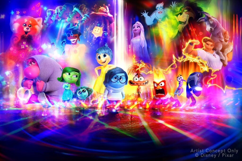 Inside Out World of Color Happiness at Disneyland