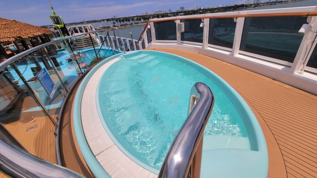 Havana pool area for Guests 12 and up aboard Carnival Horizon